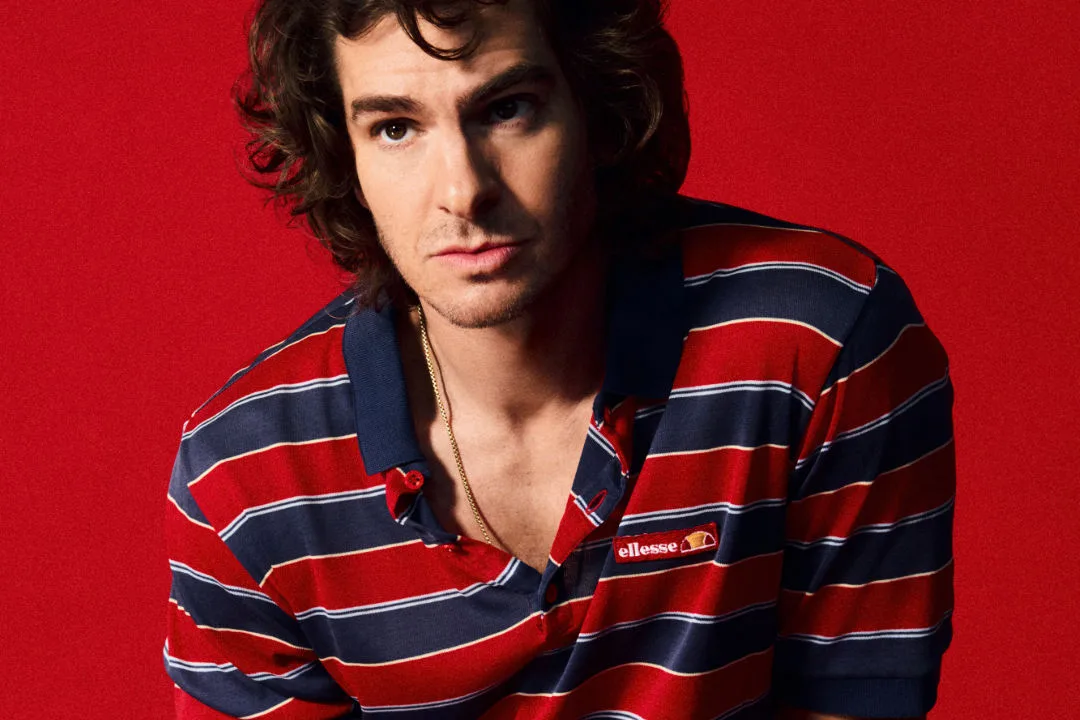 Pentland Brands campaign portrait of Andrew Garfield for Ellesse