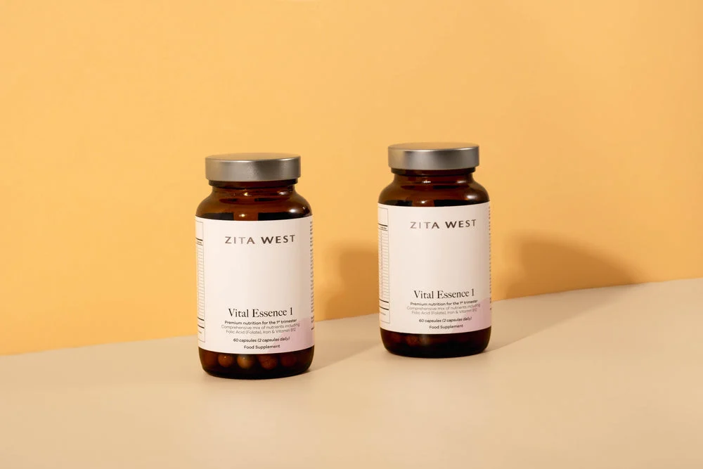 Zita West Vital Essence supplements in warm afternoon light